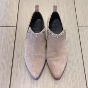 Rebecca Minkoff studded suede booties